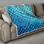 Water Drops Print Quilt