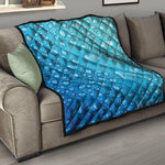 Water Drops Print Quilt