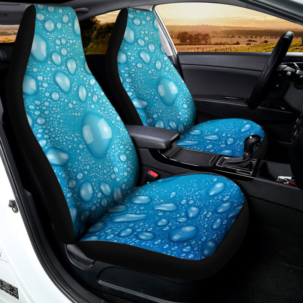 Water Drops Print Universal Fit Car Seat Covers