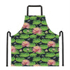 Water Lily Flower Pattern Print Apron