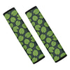 Water Lily Pads Pattern Print Car Seat Belt Covers