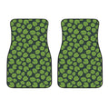 Water Lily Pads Pattern Print Front Car Floor Mats
