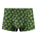 Water Lily Pads Pattern Print Men's Boxer Briefs