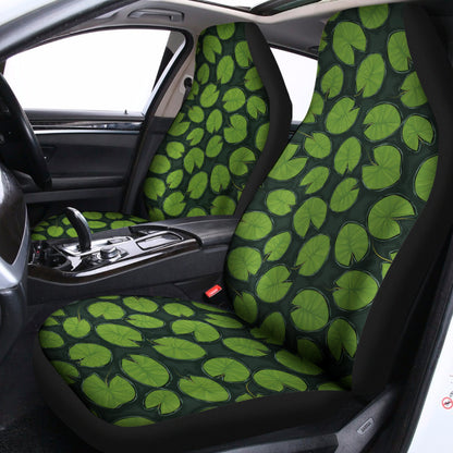 Water Lily Pads Pattern Print Universal Fit Car Seat Covers