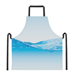 Water Wave Print Apron