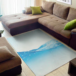 Water Wave Print Area Rug