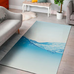 Water Wave Print Area Rug