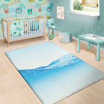 Water Wave Print Area Rug