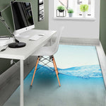 Water Wave Print Area Rug