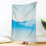 Water Wave Print Blanket