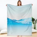Water Wave Print Blanket