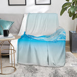 Water Wave Print Blanket