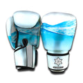 Water Wave Print Boxing Gloves