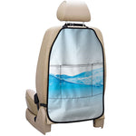 Water Wave Print Car Seat Organizers
