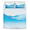 Water Wave Print Duvet Cover Bedding Set