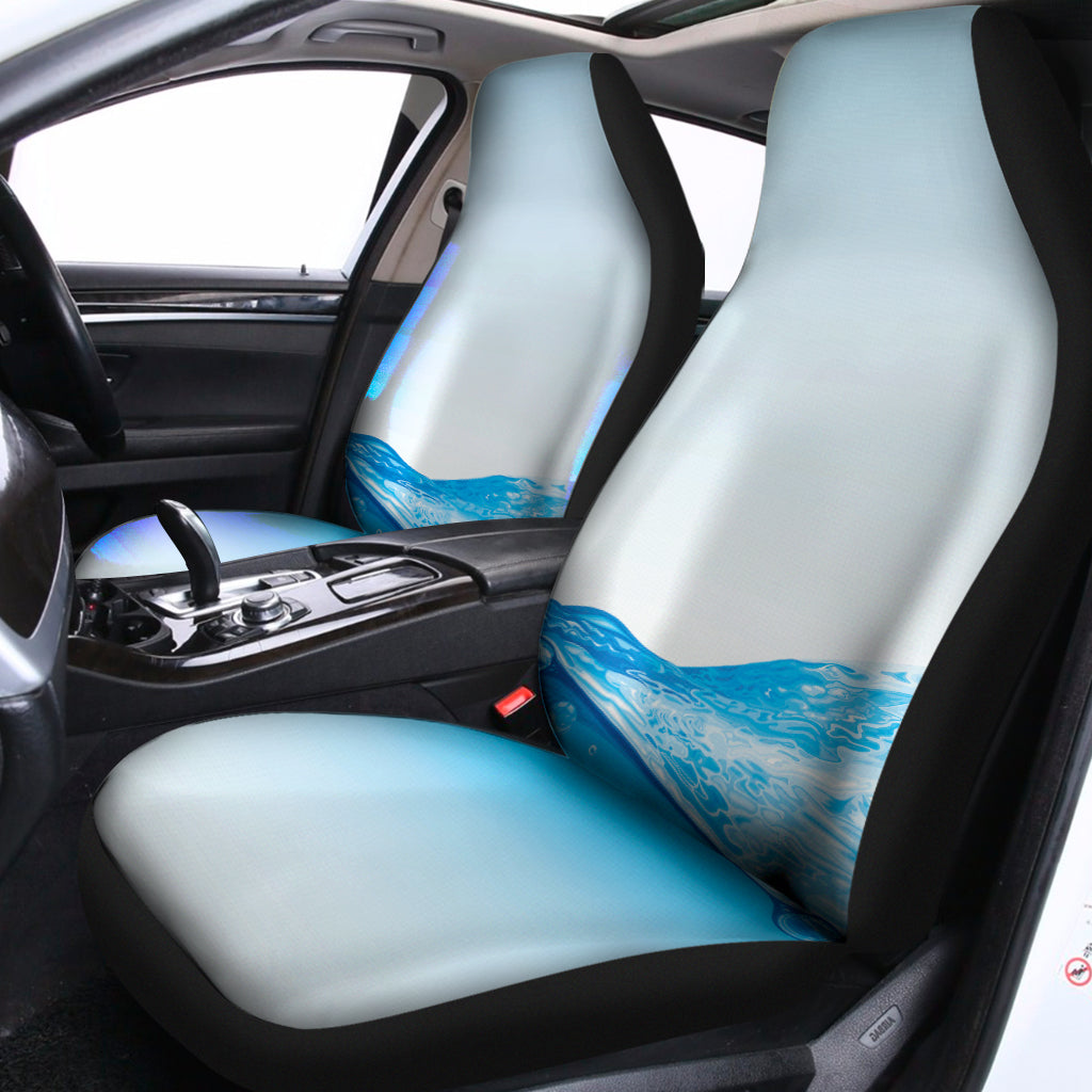Water Wave Print Universal Fit Car Seat Covers