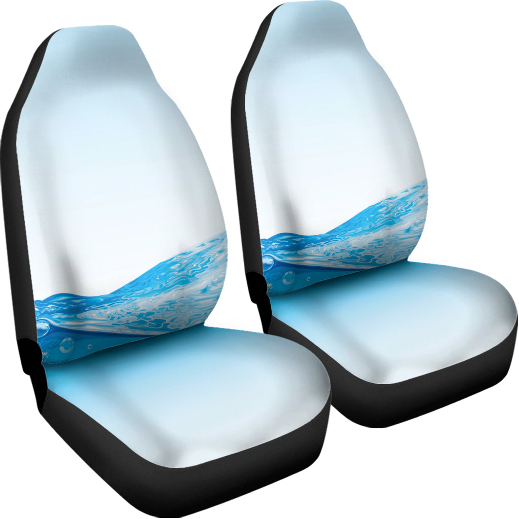 Water Wave Print Universal Fit Car Seat Covers