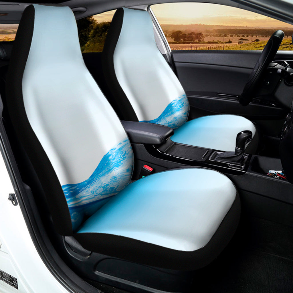 Water Wave Print Universal Fit Car Seat Covers