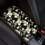 Watercolor Alstroemeria Pattern Print Car Center Console Cover