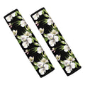 Watercolor Alstroemeria Pattern Print Car Seat Belt Covers