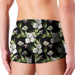 Watercolor Alstroemeria Pattern Print Men's Boxer Briefs