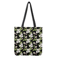 Watercolor Alstroemeria Pattern Print Tote Bag