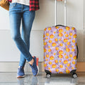 Watercolor Apricot Fruit Pattern Print Luggage Cover