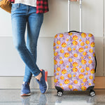 Watercolor Apricot Fruit Pattern Print Luggage Cover