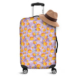 Watercolor Apricot Fruit Pattern Print Luggage Cover