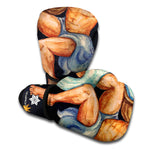 Watercolor Aquarius Zodiac Sign Print Boxing Gloves