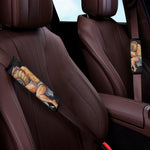 Watercolor Aquarius Zodiac Sign Print Car Seat Belt Covers
