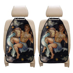 Watercolor Aquarius Zodiac Sign Print Car Seat Organizers