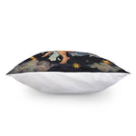 Watercolor Aquarius Zodiac Sign Print Pillow Cover