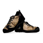 Watercolor Aries Zodiac Sign Print Black Sneakers