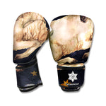 Watercolor Aries Zodiac Sign Print Boxing Gloves