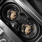 Watercolor Aries Zodiac Sign Print Car Coasters