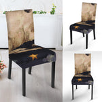 Watercolor Aries Zodiac Sign Print Dining Chair Slipcover