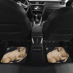 Watercolor Aries Zodiac Sign Print Front and Back Car Floor Mats