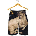 Watercolor Aries Zodiac Sign Print Men's Shorts