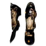 Watercolor Aries Zodiac Sign Print Muay Thai Shin Guard