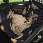 Watercolor Aries Zodiac Sign Print Pet Car Back Seat Cover