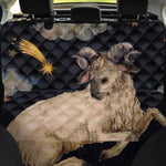 Watercolor Aries Zodiac Sign Print Pet Car Back Seat Cover
