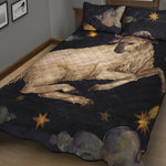 Watercolor Aries Zodiac Sign Print Quilt Bed Set