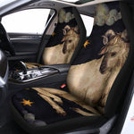 Watercolor Aries Zodiac Sign Print Universal Fit Car Seat Covers