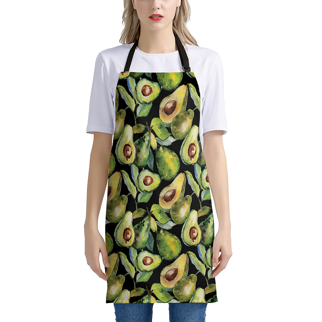 Watercolor Avocado Print Apron