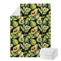 Watercolor Avocado Print Blanket