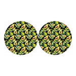 Watercolor Avocado Print Car Coasters
