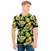 Watercolor Avocado Print Men's T-Shirt