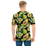Watercolor Avocado Print Men's T-Shirt