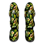 Watercolor Avocado Print Muay Thai Shin Guard